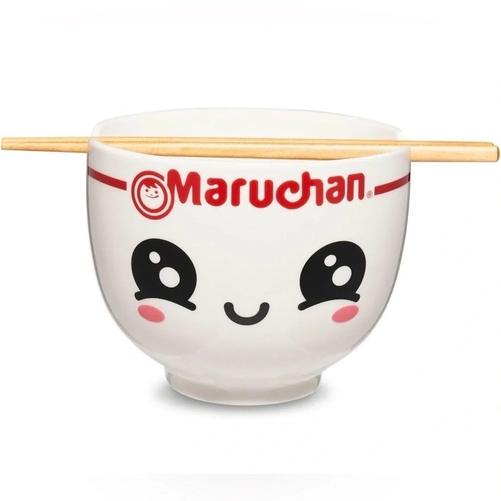 Maruchan Ramen Bowl Set includes BOWL , SPOON,CHOPSTICKS & CHOPSTICK HOLDER